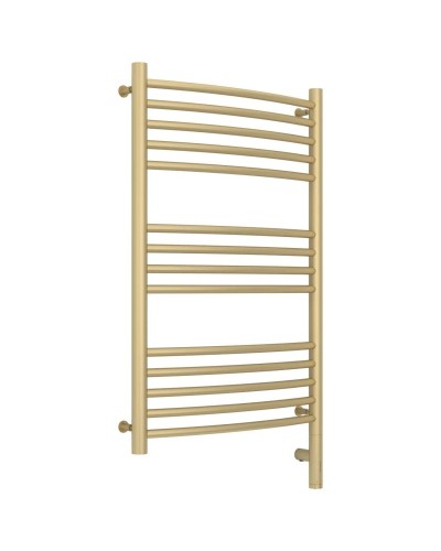 Полотенцесушитель электрический 800х500 шампань матовая МЭМ правый, перемычка выгнутая Сунержа Богема 3.0 022-5803-8050