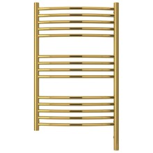 Полотенцесушитель электрический 800х500 золотой МЭМ правый, перемычка выгнутая Сунержа Богема 3.0 03-5803-8050