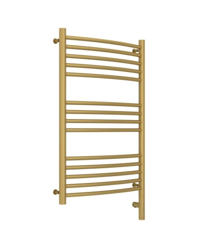 Полотенцесушитель электрический 800х500 золотой матовый МЭМ правый, перемычка выгнутая Сунержа Богема 3.0 032-5803-8050