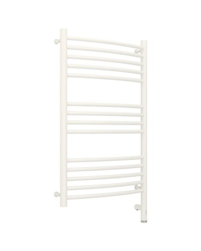 Полотенцесушитель электрический 800х500 белый матовый МЭМ правый, перемычка выгнутая Сунержа Богема 3.0 30-5803-8050