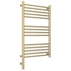 Полотенцесушитель электрический 800х500 шампань матовая МЭМ левый, перемычка прямая Сунержа Богема 3.0 022-5804-8050