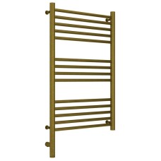 Полотенцесушитель электрический 800х500 состаренная бронза МЭМ левый, перемычка прямая Сунержа Богема 3.0 05-5804-8050