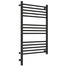 Полотенцесушитель электрический 800х500 темный титан муар МЭМ левый, перемычка прямая Сунержа Богема 3.0 15-5804-8050