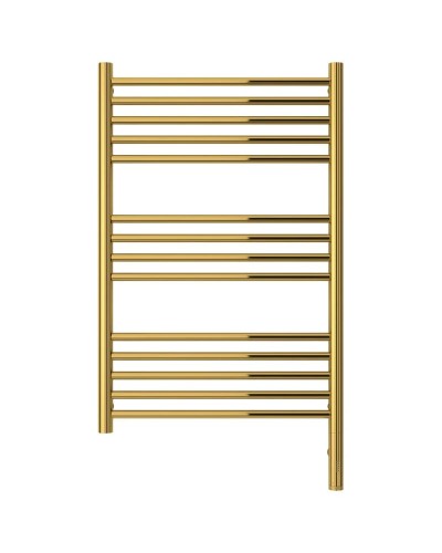 Полотенцесушитель электрический 800х500 золотой МЭМ правый, перемычка прямая Сунержа Богема 3.0 03-5805-8050