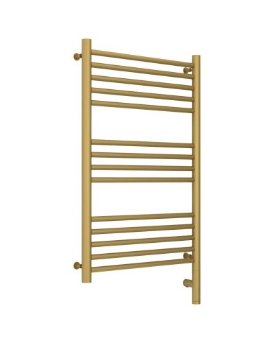 Полотенцесушитель электрический 800х500 золотой матовый МЭМ правый, перемычка прямая Сунержа Богема 3.0 032-5805-8050