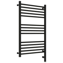 Полотенцесушитель электрический 800х500 черный матовый МЭМ правый, перемычка прямая Сунержа Богема 3.0 31-5805-8050