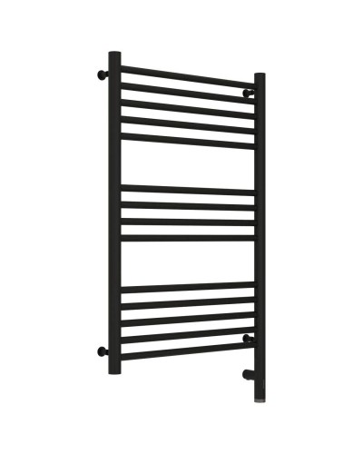 Полотенцесушитель электрический 800х500 черный матовый МЭМ правый, перемычка прямая Сунержа Богема 3.0 31-5805-8050