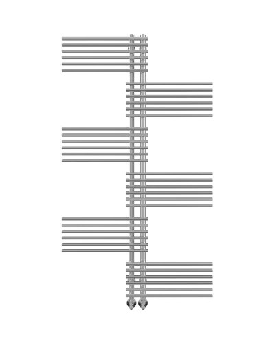 Полотенцесушитель водяной 1596x902 мм подключение нижнее Terminus Европа П36