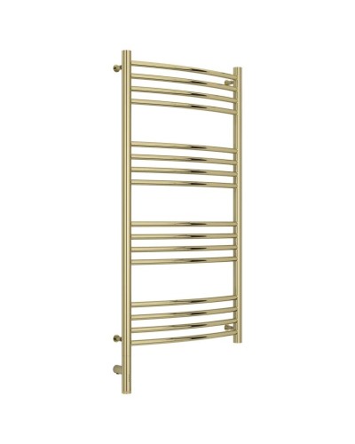 Полотенцесушитель электрический 1000х500 шампань МЭМ левый, перемычка выгнутая Сунержа Богема 3.0 020-5802-1050