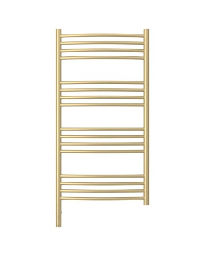 Полотенцесушитель электрический 1000х500 шампань матовая МЭМ левый, перемычка выгнутая Сунержа Богема 3.0 022-5802-1050