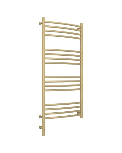 Полотенцесушитель электрический 1000х500 шампань матовая МЭМ левый, перемычка выгнутая Сунержа Богема 3.0 022-5802-1050