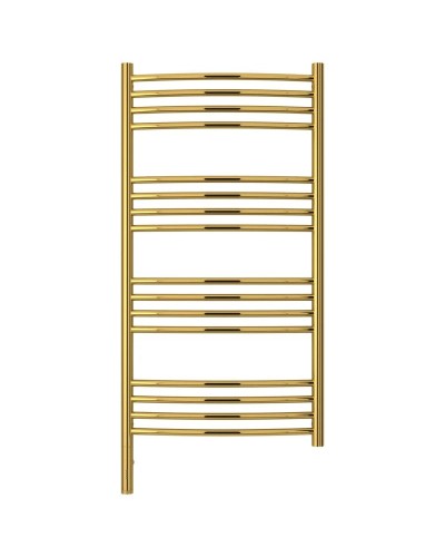 Полотенцесушитель электрический 1000х500 золотой МЭМ левый, перемычка выгнутая Сунержа Богема 3.0 03-5802-1050