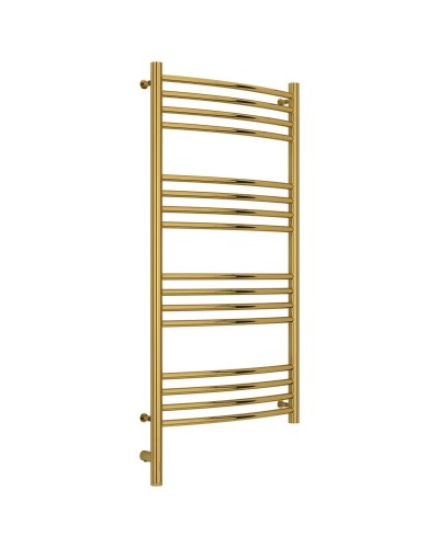 Полотенцесушитель электрический 1000х500 золотой МЭМ левый, перемычка выгнутая Сунержа Богема 3.0 03-5802-1050