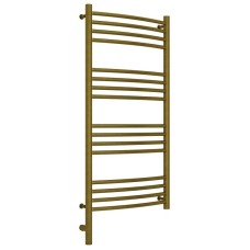 Полотенцесушитель электрический 1000х500 состаренная бронза МЭМ левый, перемычка выгнутая Сунержа Богема 3.0 05-5802-1050