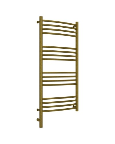 Полотенцесушитель электрический 1000х500 состаренная бронза МЭМ левый, перемычка выгнутая Сунержа Богема 3.0 05-5802-1050