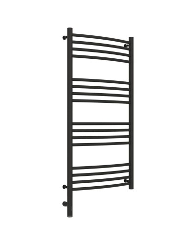 Полотенцесушитель электрический 1000х500 темный титан муар МЭМ левый, перемычка выгнутая Сунержа Богема 3.0 15-5802-1050