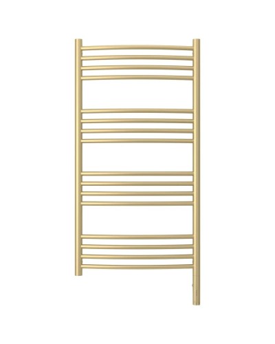 Полотенцесушитель электрический 1000х500 шампань матовая МЭМ правый, перемычка выгнутая Сунержа Богема 3.0 022-5803-1050