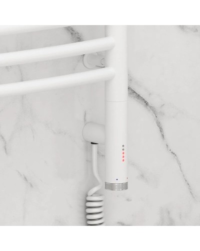 Полотенцесушитель электрический 1000х500 белый матовый МЭМ правый, перемычка выгнутая Сунержа Богема 3.0 30-5803-1050