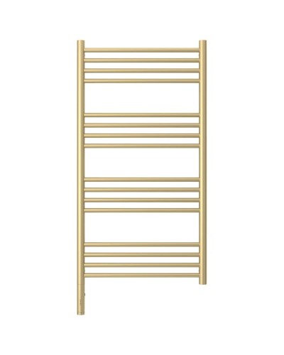 Полотенцесушитель электрический 1000х500 шампань матовая МЭМ левый, перемычка прямая Сунержа Богема 3.0 022-5804-1050