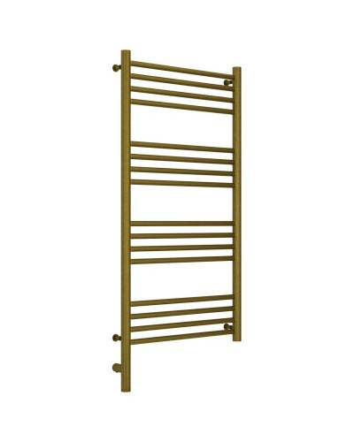 Полотенцесушитель электрический 1000х500 состаренная бронза МЭМ левый, перемычка прямая Сунержа Богема 3.0 05-5804-1050