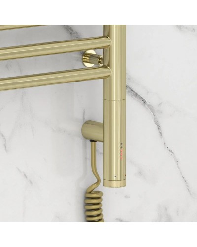 Полотенцесушитель электрический 1000х500 шампань МЭМ правый, перемычка прямая Сунержа Богема 3.0 020-5805-1050