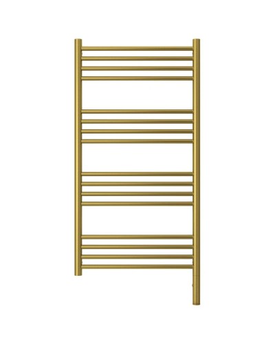 Полотенцесушитель электрический 1000х500 состаренная латунь МЭМ правый, перемычка прямая Сунержа Богема 3.0 051-5805-1050