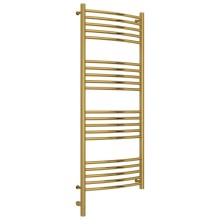 Полотенцесушитель электрический 1200х500 золотой МЭМ левый, перемычка выгнутая Сунержа Богема 3.0 03-5802-1250