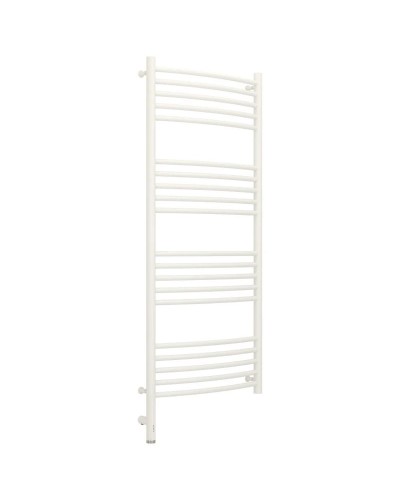 Полотенцесушитель электрический 1200х500 белый матовый МЭМ левый, перемычка выгнутая Сунержа Богема 3.0 30-5802-1250