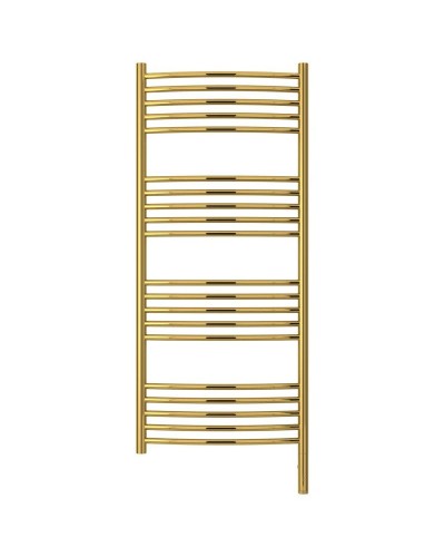 Полотенцесушитель электрический 1200х500 золотой МЭМ правый, перемычка выгнутая Сунержа Богема 3.0 03-5803-1250