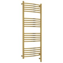 Полотенцесушитель электрический 1200х500 золотой МЭМ правый, перемычка выгнутая Сунержа Богема 3.0 03-5803-1250