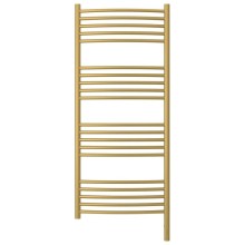 Полотенцесушитель электрический 1200х500 золотой матовый МЭМ правый, перемычка выгнутая Сунержа Богема 3.0 032-5803-1250