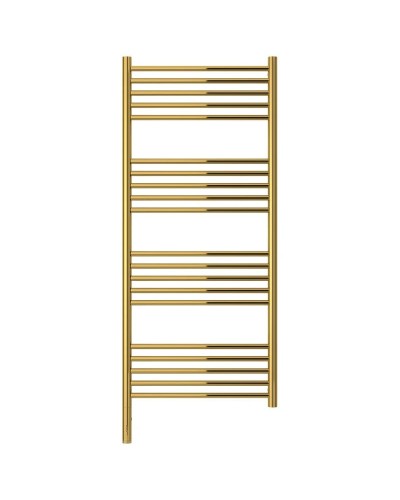 Полотенцесушитель электрический 1200х500 золотой МЭМ левый, перемычка прямая Сунержа Богема 3.0 03-5804-1250