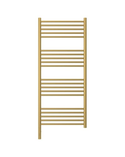 Полотенцесушитель электрический 1200х500 золотой матовый МЭМ левый, перемычка прямая Сунержа Богема 3.0 032-5804-1250