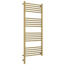 Полотенцесушитель электрический 1200х500 золотой матовый МЭМ левый, перемычка прямая Сунержа Богема 3.0 032-5804-1250