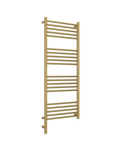 Полотенцесушитель электрический 1200х500 золотой матовый МЭМ левый, перемычка прямая Сунержа Богема 3.0 032-5804-1250