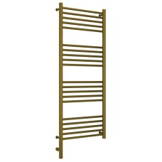 Полотенцесушитель электрический 1200х500 состаренная бронза МЭМ левый, перемычка прямая Сунержа Богема 3.0 05-5804-1250