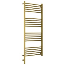 Полотенцесушитель электрический 1200х500 состаренная латунь МЭМ левый, перемычка прямая Сунержа Богема 3.0 051-5804-1250