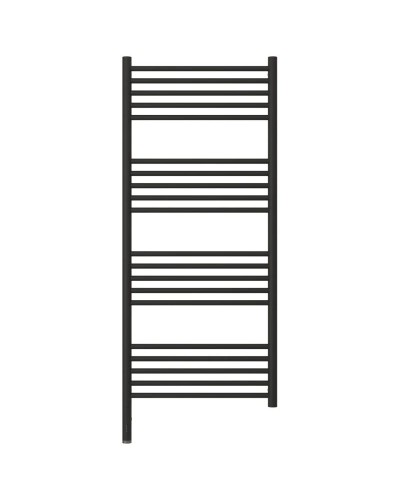 Полотенцесушитель электрический 1200х500 темный титан муар МЭМ левый, перемычка прямая Сунержа Богема 3.0 15-5804-1250