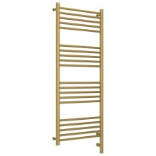 Полотенцесушитель электрический 1200х500 золотой матовый МЭМ правый, перемычка прямая Сунержа Богема 3.0 032-5805-1250