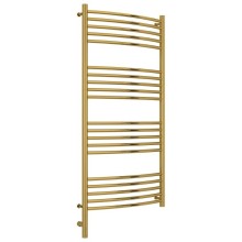 Полотенцесушитель электрический 1200х600 золотой МЭМ левый, перемычка выгнутая Сунержа Богема 3.0 03-5802-1260