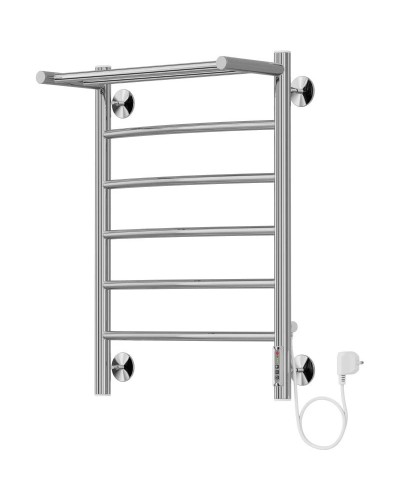 Полотенцесушитель электрический 650x482 мм Terminus Классик с полкой П6