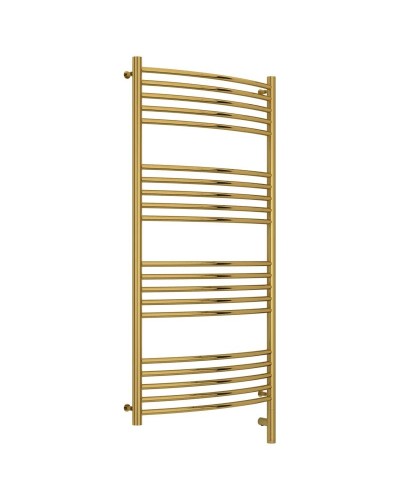 Полотенцесушитель электрический 1200х600 золотой МЭМ правый, перемычка выгнутая Сунержа Богема 3.0 03-5803-1260