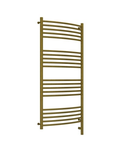 Полотенцесушитель электрический 1200х600 состаренная бронза МЭМ правый, перемычка выгнутая Сунержа Богема 3.0 05-5803-1260