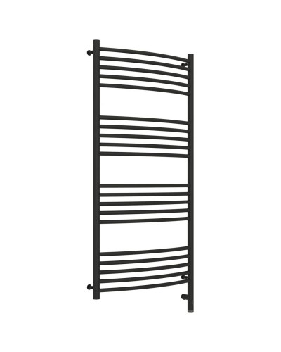 Полотенцесушитель электрический 1200х600 темный титан муар МЭМ правый, перемычка выгнутая Сунержа Богема 3.0 15-5803-1260