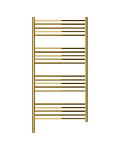 Полотенцесушитель электрический 1200х600 золотой МЭМ левый, перемычка прямая Сунержа Богема 3.0 03-5804-1260