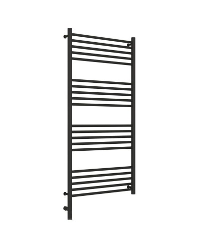 Полотенцесушитель электрический 1200х600 темный титан муар МЭМ левый, перемычка прямая Сунержа Богема 3.0 15-5804-1260