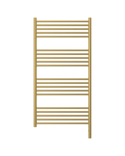 Полотенцесушитель электрический 1200х600 золотой матовый МЭМ правый, перемычка прямая Сунержа Богема 3.0 032-5805-1260