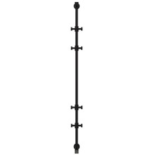 Полотенцесушитель электрический 1200х166 черный матовый Сунержа Хорда 4.0 31-0834-1200