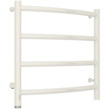 Полотенцесушитель электрический 500х500 белый глянец МЭМ левый Сунержа Галант 4.0 12-0830-5050