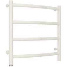 Полотенцесушитель электрический 500х500 белый глянец МЭМ левый Сунержа Галант 4.0 12-0830-5050